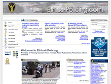 Tablet Screenshot of ethicsinpolicing.com